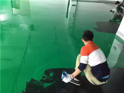 离石下面给你一份环氧地坪漆施工的完整流程